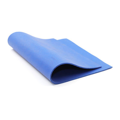 Rubber Sponge Closed Open Cell Silicone Foam Sheet 15A Blue Sheets with Texured Surface