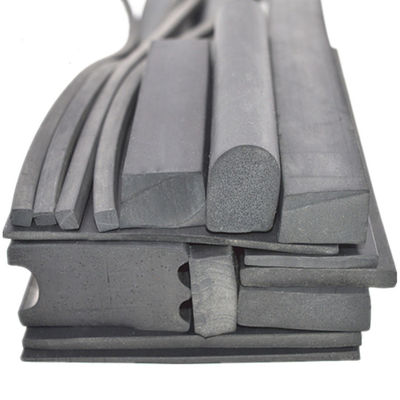 Foam Silicone Extrusion 45 Shore A 0.5g/Cm3 Sponge Strip For Water Sealing Applications