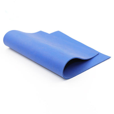 Rubber Sponge Closed Open Cell Silicone Foam Sheet 15A Blue Sheets with Texured Surface
