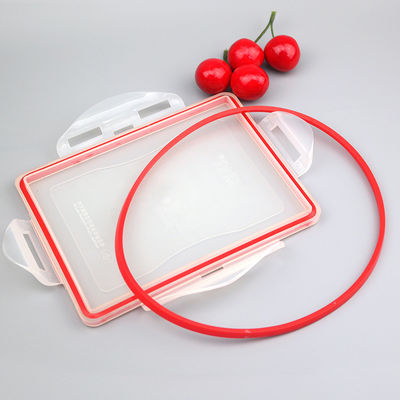Silicone Rubber strip LFGB Anti Aging 40MPA Bonded Seal Ring for fresh box