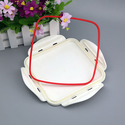 Silicone Rubber strip LFGB Anti Aging 40MPA Bonded Seal Ring for fresh box