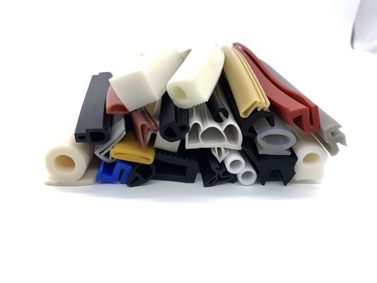 Silicone Gaskets Profiles Seals Weatherproof 100% Extruded Silicone Sealing Strips