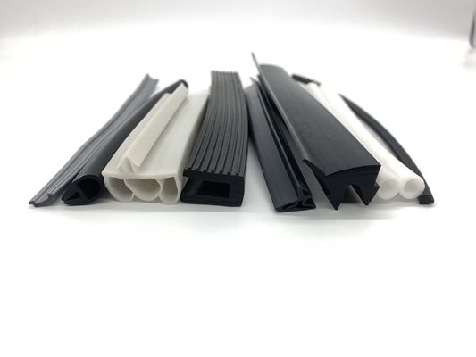 Silicone Gaskets Profiles Seals Weatherproof 100% Extruded Silicone Sealing Strips
