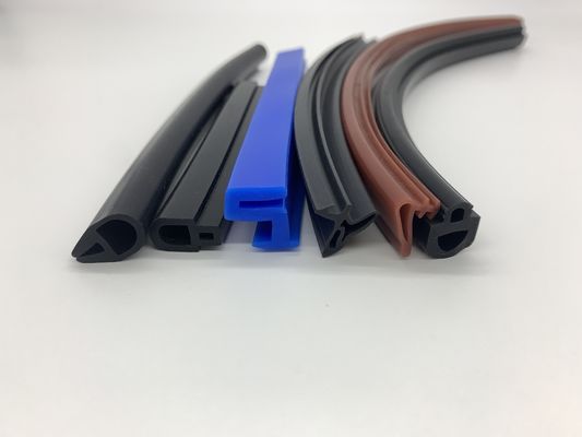 Silicone Gaskets Profiles Seals Weatherproof 100% Extruded Silicone Sealing Strips