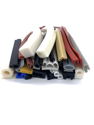 Custom water proof silicone rubber sealing strip 60 Shore A 1.25g/Cm3 for window